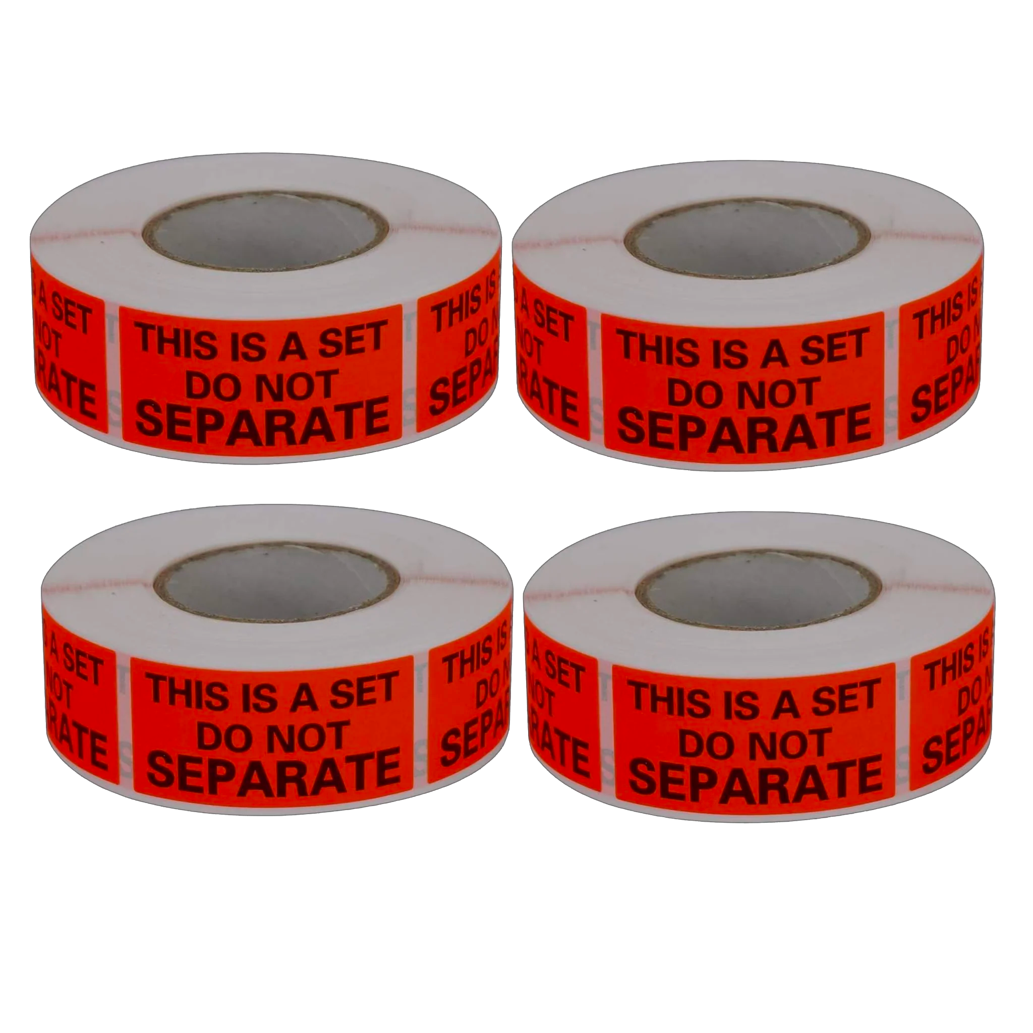 Etiquettes " THIS IS A SET DO NOT SEPARATE "