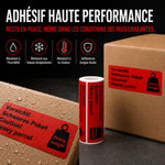 Étiquettes Poids Lourd, 105mm x 37mm, 210 Étiquettes