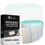 Rouleau 2000 étiquettes thermique FNSKU 52mm x 25mm